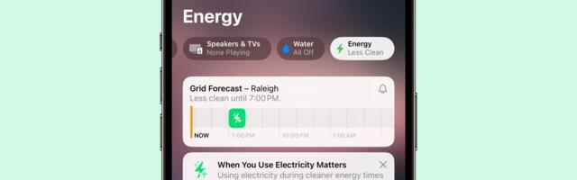 iOS 17 Includes 'Grid Forecast' Feature to Let You Know When 'Cleaner' Energy is Available