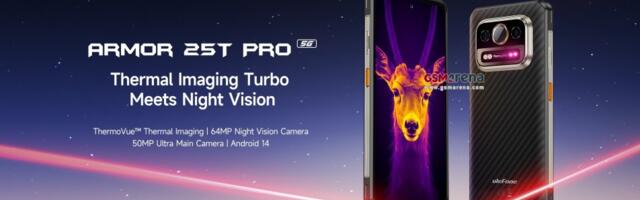 Ulefone Armor 25T Pro rugged smartphone with thermal camera and 6,500 mAh battery teased