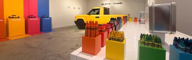 Slate's EV truck is built to be customized. Crayola is helping fill in between the lines.