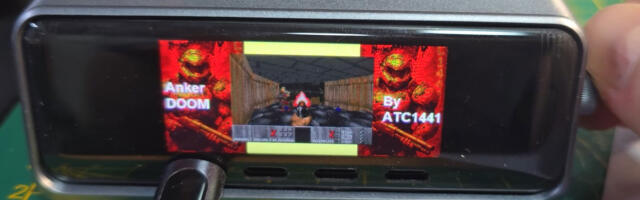 Doom runs surprisingly well on Anker Prime Charger — 150 MHz CPU and decent screen results in 'better than expected' FPS per mAh