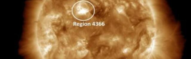 This Earth-Facing Sunspot Region Is Absolutely Popping Off