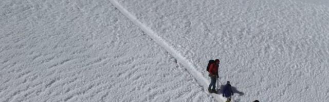 A humanoid robot climbed a volcano, with some very human help