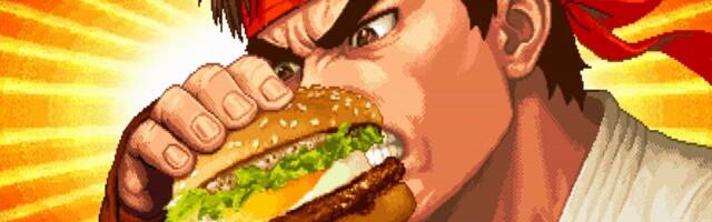 If you've always wanted to see Street Fighter characters decked out in McDonald's-inspired skins, today's your lucky day