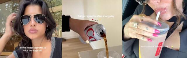 What TikTok’s ‘fridge cigarette’ trend is all about