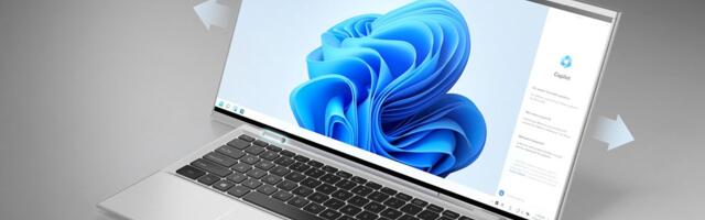 Compal Infinite Laptop built around screen that extends from 14- to 18-inches, horizontally