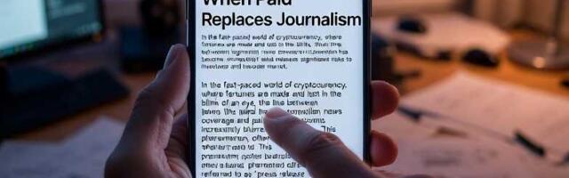 The Press Release Problem in Crypto: When Paid Visibility Replaces Journalism