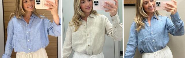 I tried on work tops at Gap, Banana Republic, and Old Navy. I learned higher prices don't always mean better quality.
