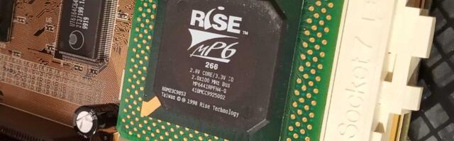 Chip collector showcases 'rarest x86 CPU' in their hoard — Rise mP6 266 ticked along at 200MHz in 1998