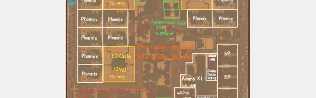 Qualcomm Snapdragon X die shot reveals massive CPU cores with huge caches