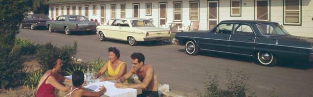 Vintage photos show road trips in the 1960s, when the interstate boom changed how Americans vacationed