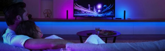 The Philips Hue Play HDMI Sync Box makes any home theater a bit more theatrical
