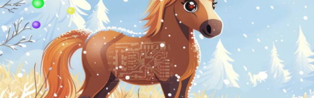 Лошадка мохноногая торопится бежит…