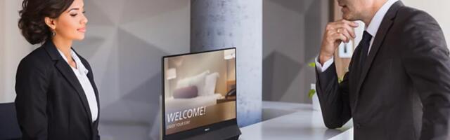 This is the world's first dual-sided monitor with recto verso displays — Philips sticks two full HD panels back-to-back