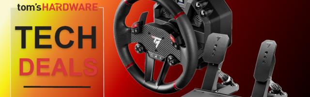Save $125 on the high-end, direct-drive Thrustmaster T598 with new all-time low price — grab Thrustmaster racing wheels up to 40% off at Amazon