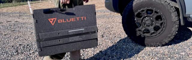 Bluetti’s Sora 500 solar panel is incredibly powerful for its size