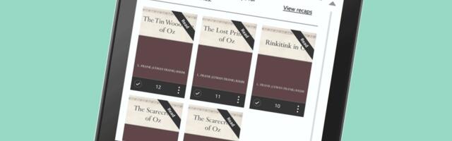 Kindles get Recap tool to quickly catch you up on the story progress