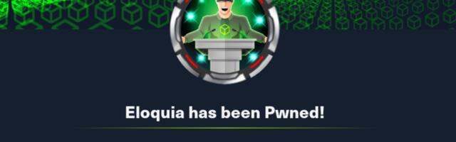 Insane прохождение Hack The Box коробки. Eloquia