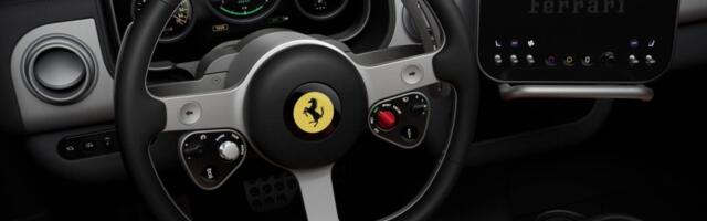 The Ferrari Luce will have Samsung OLED displays with holes and stacked design