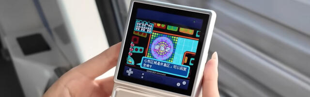 Anbernic's swiveling retro handheld will be available May 11