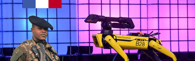 Spot the (robot) dog enlists in the French Army, (battery) dies
