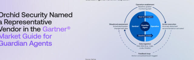 Orchid Security Recognized by Gartner® as a Representative Vendor of Guardian Agents