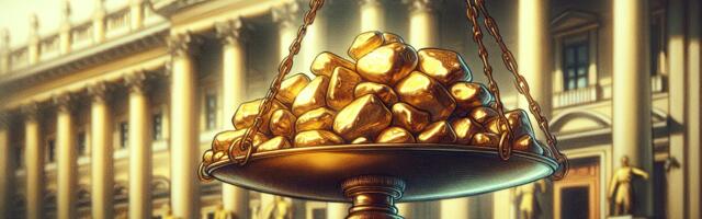 Gold prices edge up amid pending Federal policy