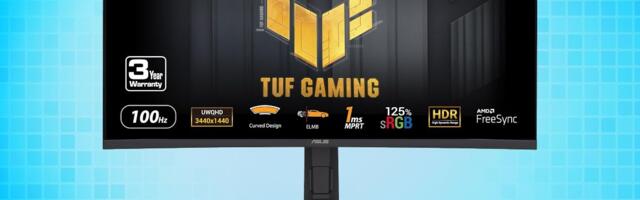 This 34-inch curved Asus TUF Gaming monitor is only $249 at Amazon