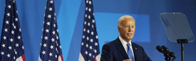 What happened at Biden's speech, translated via tweets