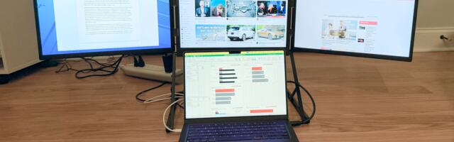 Aura Triple Aero 15.6 Pro Max portable monitor review: 43 inches of real estate spread across three displays