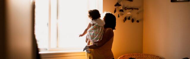 My mom moved in with me temporarily and ended up staying for 10 years. We split our bills and she helps me with childcare.