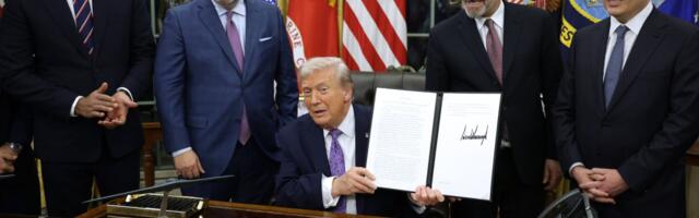 Trump signs AI executive order, aims to stop state laws
