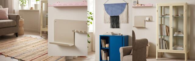 IKEA living room trends for summer: playful colors and open storage for a welcoming space that's packed with personality