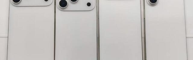 Entire iPhone 17 family dummy units star in group photos