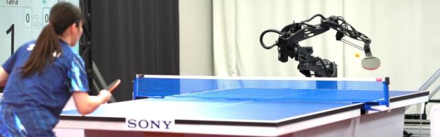 AI ping pong robot beats top human players, but don’t freak out yet