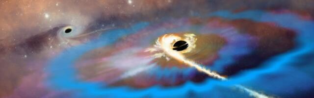 A giant black hole is lost in space. Heres how its shocking astronomers.