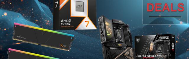 Get 32GB of DDR5 RAM for an effective price of $101 thanks to this Newegg AM5 bundle —  buy a 9850X3D, premium MSI X870E Max motherboard, and 32GB of V-Color RAM for $1,278.99