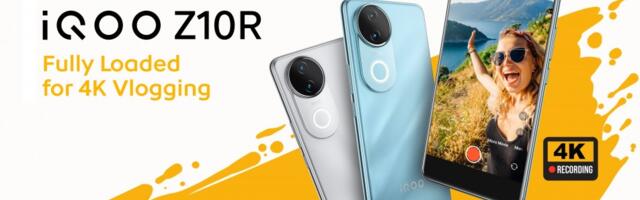 iQOO Z10R unveiled with the Dimensity 7400 SoC, 4K selfie camera, and quad-curved AMOLED display