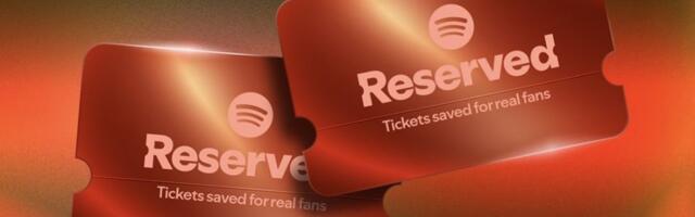 Spotify Reserved offers advance concert tickets to the most dedicated fans