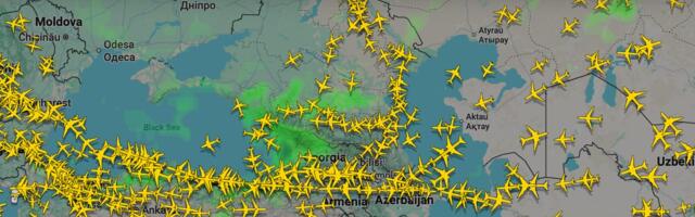 The narrow corridor planes are being pushed through to avoid the Middle East just got even narrower