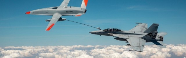 Watch a drone refuel another aircraft in mid-air for the first time