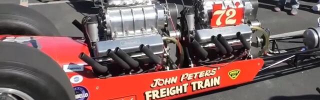 How Top Gas Dragsters Managed To Make Two Engines On One Transmission Work