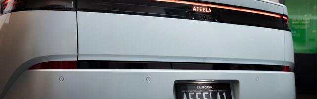 Want a digital license plate? The Sony Afeela 1 will be the first car to offer one –and you'll be able to add your Instagram handle