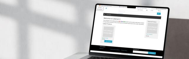 I wanted an online store, so I turned to the CubeCart open-source solution