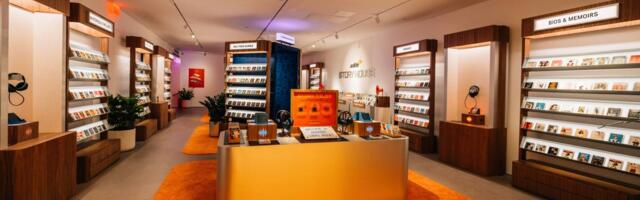 Audible's New In-Person Bookstore Turns Browsing into a Listening Experience