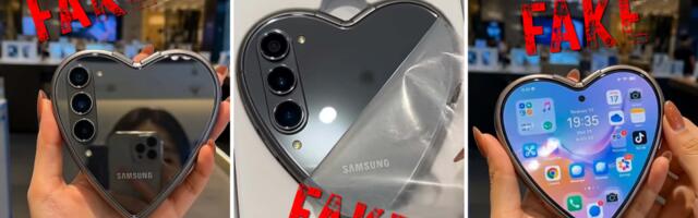 Dont fall in love with this Samsung heart-shaped phone. Its an AI fake.
