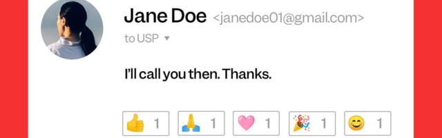 Google wants me to use emojis in email. I'm delighted about this.