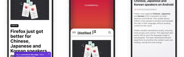 Firefox provides AI page summaries if you shake your iPhone
