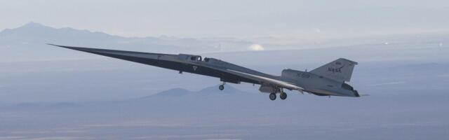 NASA's Ultra-Quiet X-59 Aircraft Just Took To The Skies For The First Time