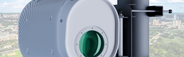 Optical device beams data at speeds up to 25 Gbps via light, up to 25 kilometer range with ultra-low latency — Taara Beam uses silicon photonics technology, device about as big as a shoebox