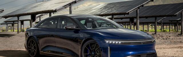 Lucid Air Sapphire electric sports car debuts in Forza Horizon 5